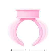 Load image into Gallery viewer, 100pcs/bag Glue Ring Holder for Eyelash Extensions Accessories MGBEAUTYLASH
